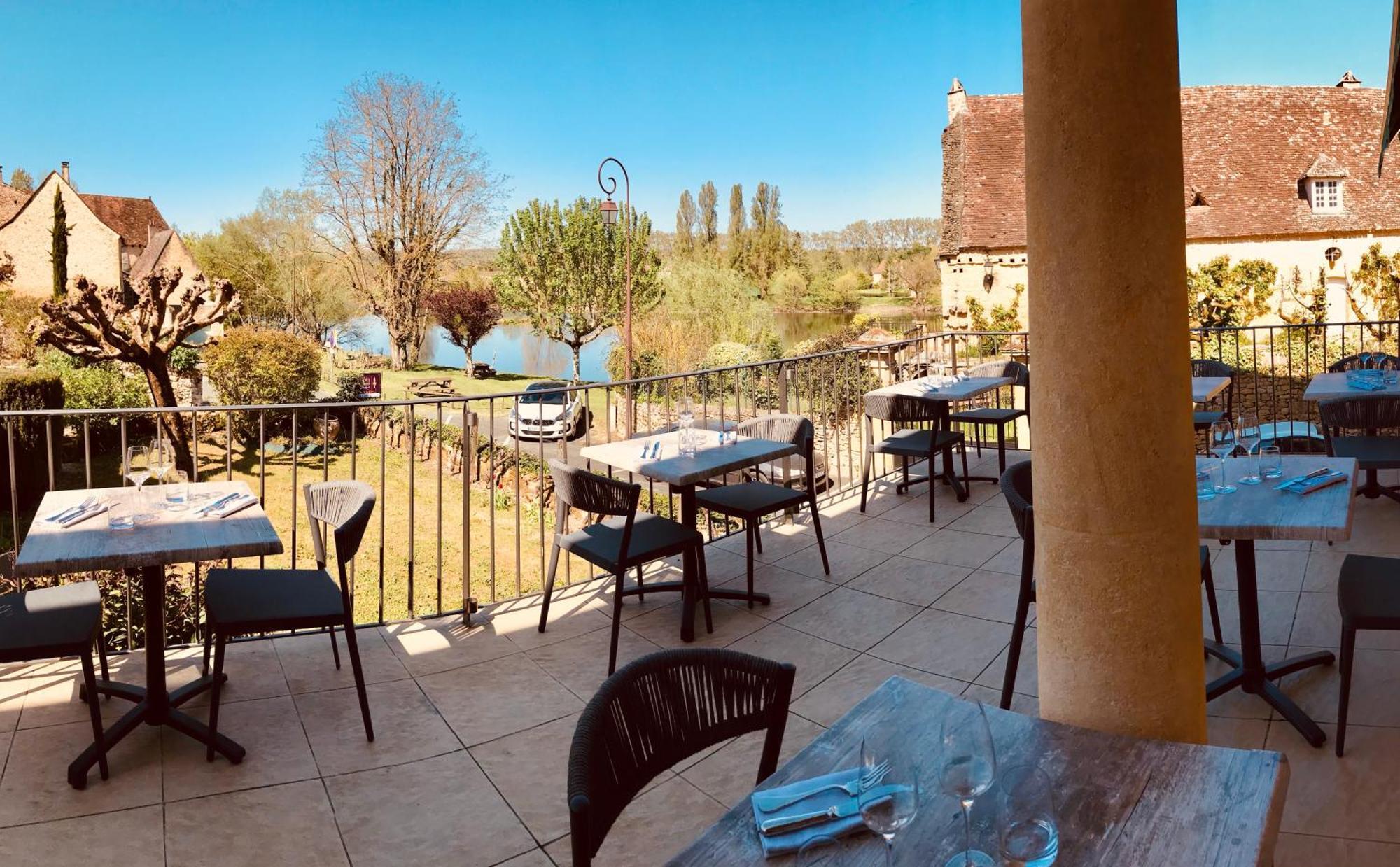 Hotel-Restaurant Cote Rivage Badefols-sur-Dordogne Luaran gambar